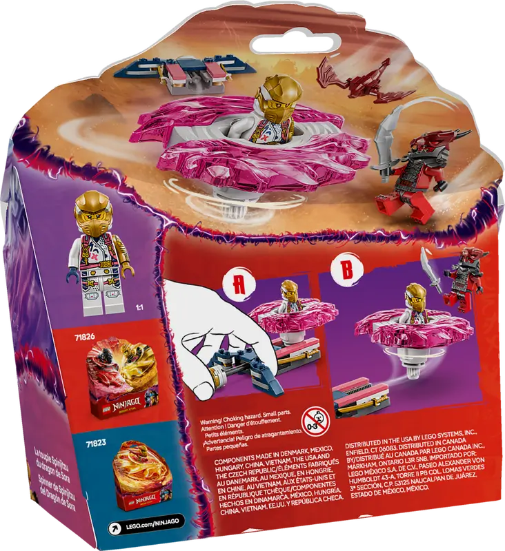 LEGO NINJAGO Sora’s Dragon Spinjitzu Spinner (71824)