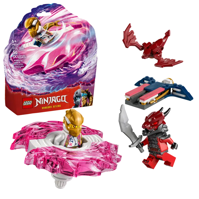 LEGO NINJAGO Sora’s Dragon Spinjitzu Spinner (71824)
