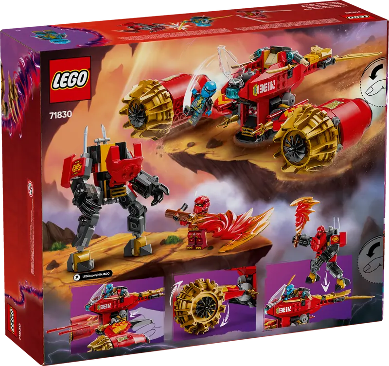 LEGO NINJAGO Kai’s Elemental Dragon vs. The Dragon Warrior (71830)