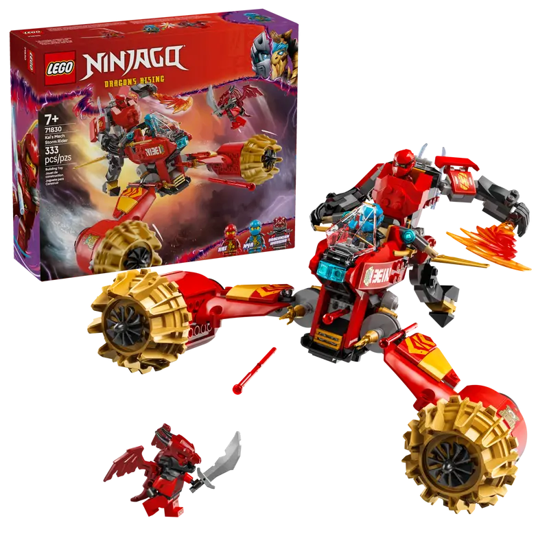 LEGO NINJAGO Kai’s Elemental Dragon vs. The Dragon Warrior (71830)