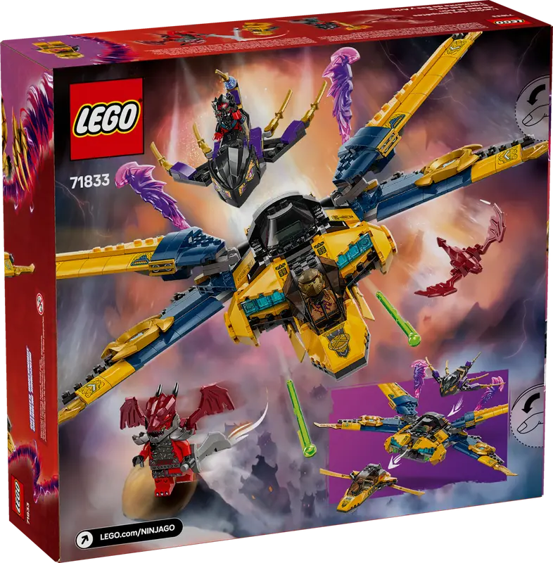 LEGO NINJAGO Ras and Arin’s Storm Stunt Plane (71833)