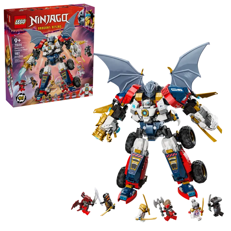 LEGO NINJAGO Zane’s Ultra Combo Mech 4-in-1 (71834)