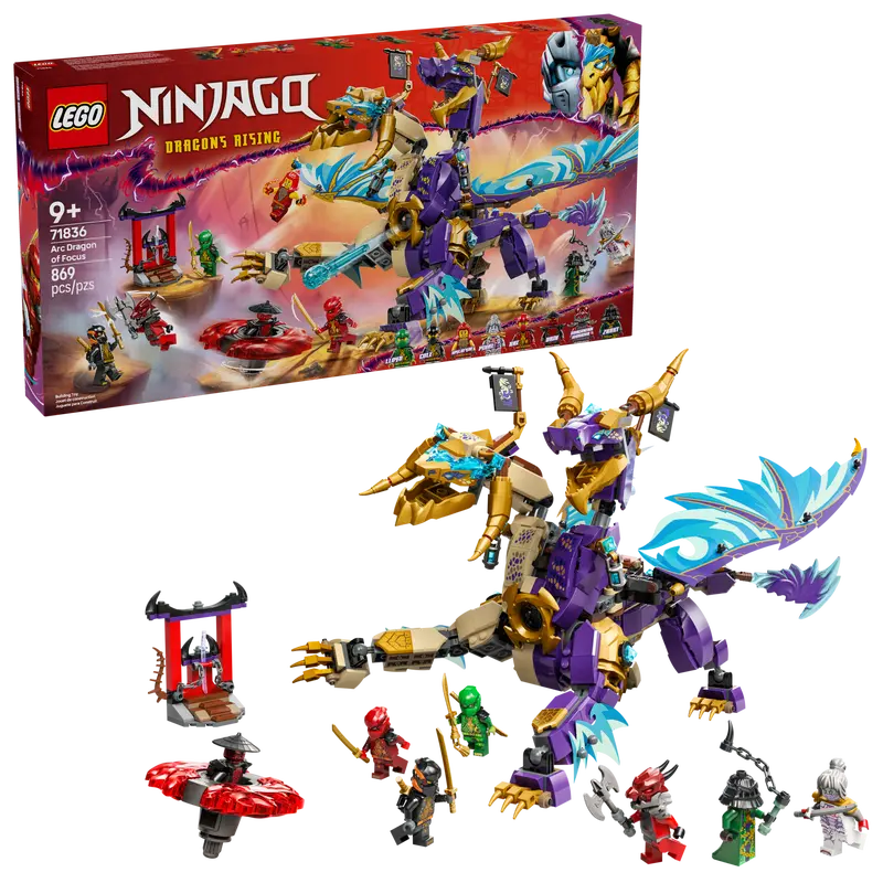 LEGO NINJAGO Elemental Dragon vs The Empress Mech