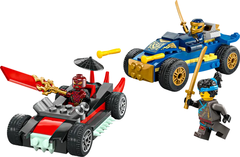 LEGO NINJAGO Rogue vs. Drix Race Car Battle (71840)