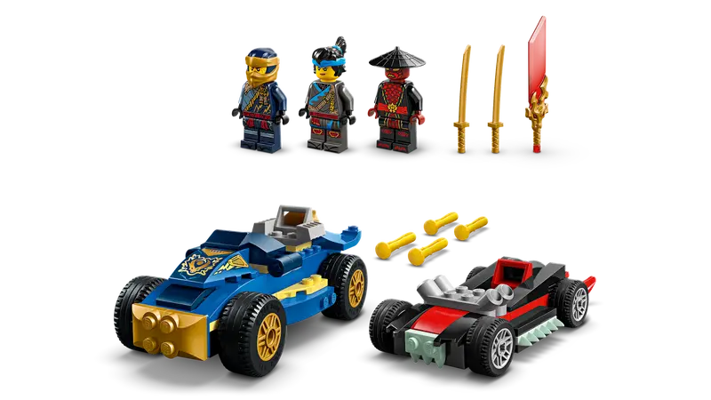 LEGO NINJAGO Rogue vs. Drix Race Car Battle (71840)
