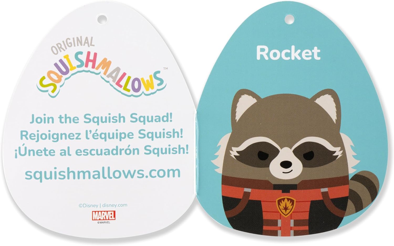 Squishmallows  Disney  Marvel Rocket