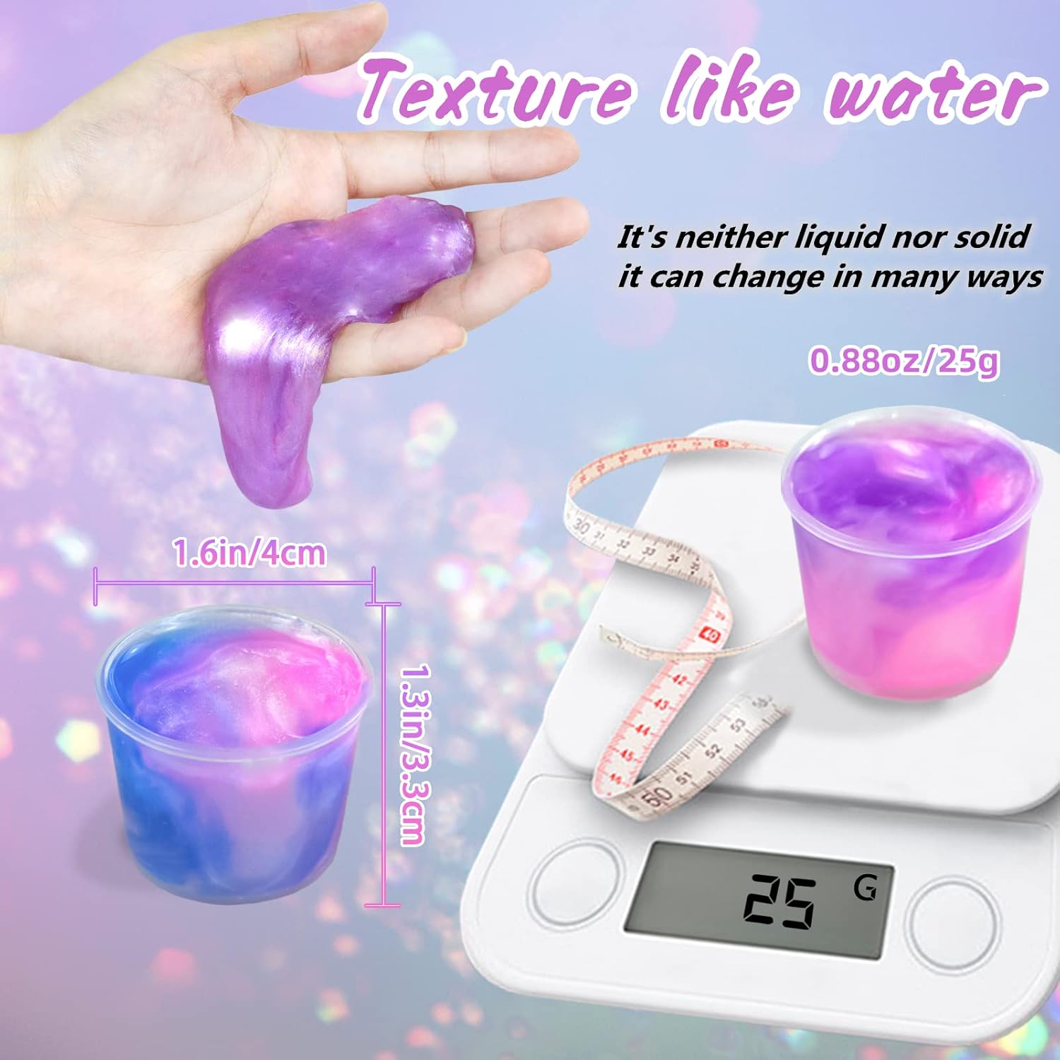 36-Pack Unicorn Galaxy Slime Kit Party Favors & Goodie Bag Fillers for Boys and Girls