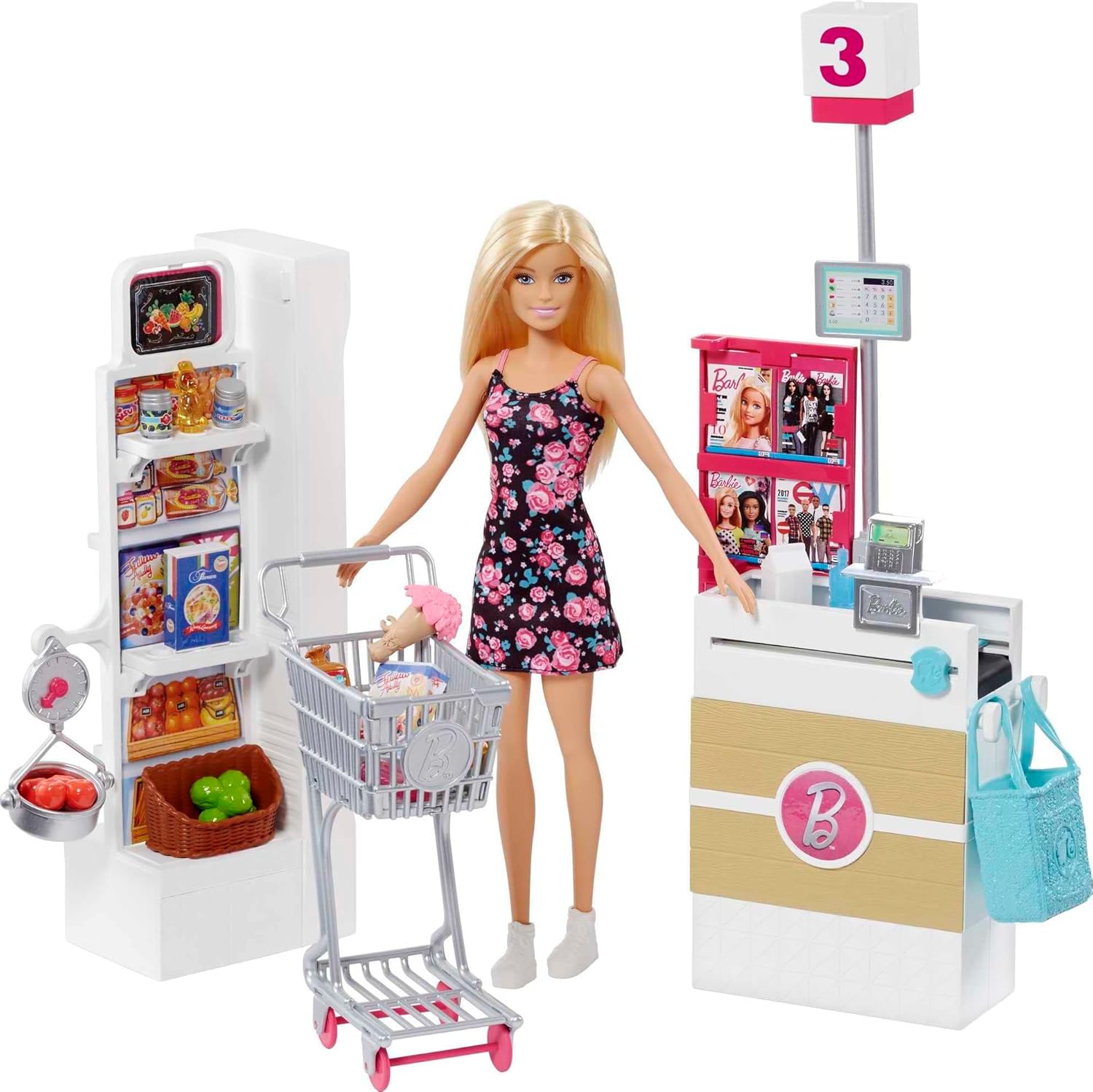 Barbie and her Supermarket Playset