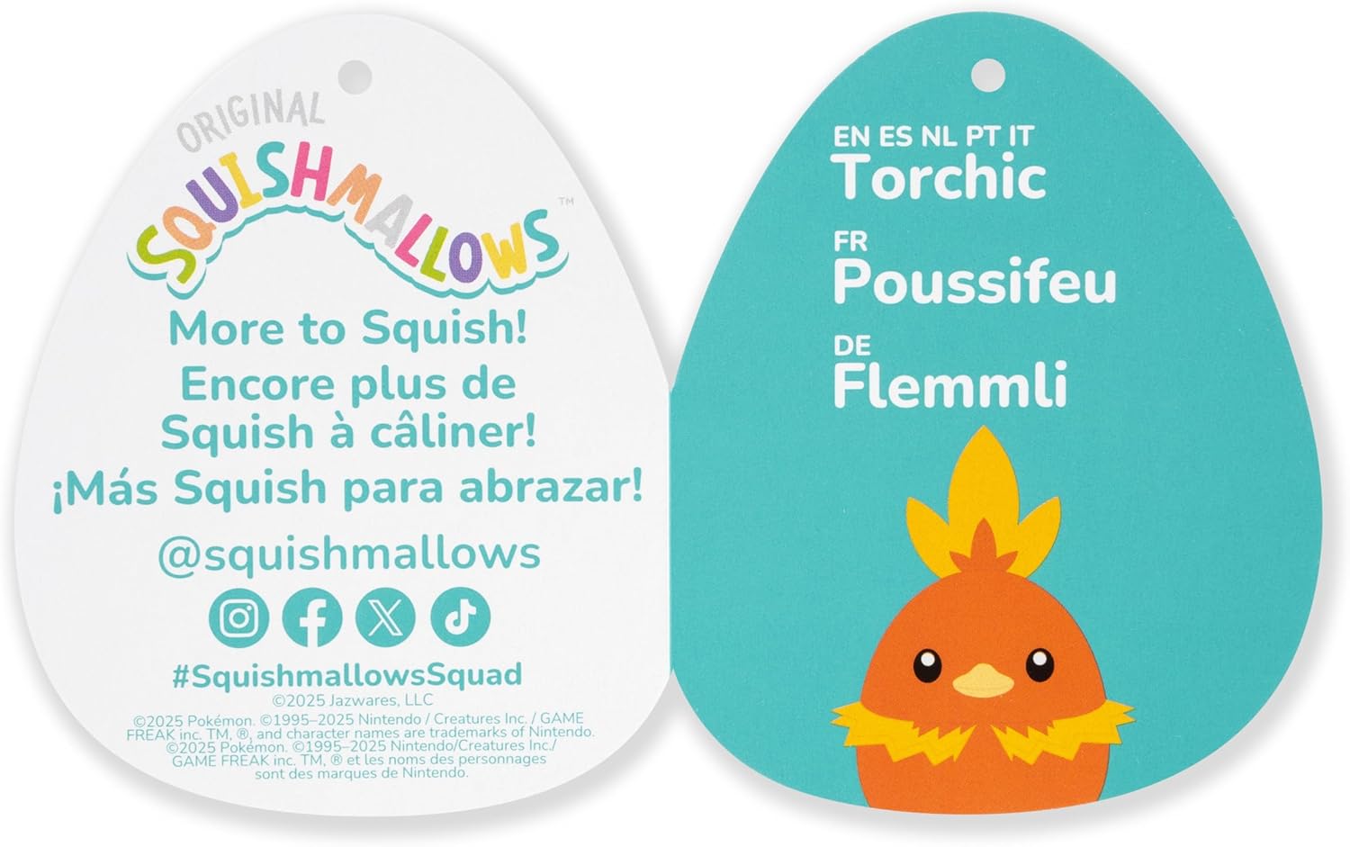 Torchic Pokémon Plush