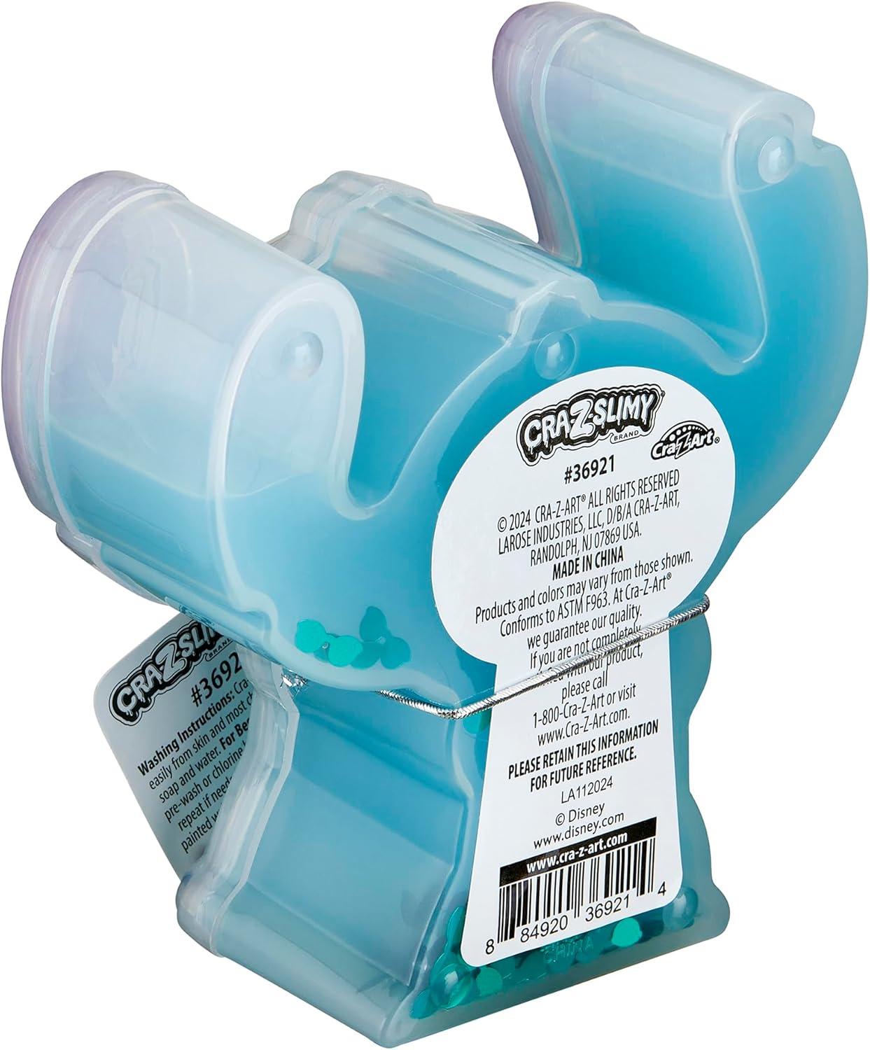 CRA-Z-Slimy Cool Stitch Slime Toy  Disney Lilo & Stitch Sensory Toy for Kids Ages 6+