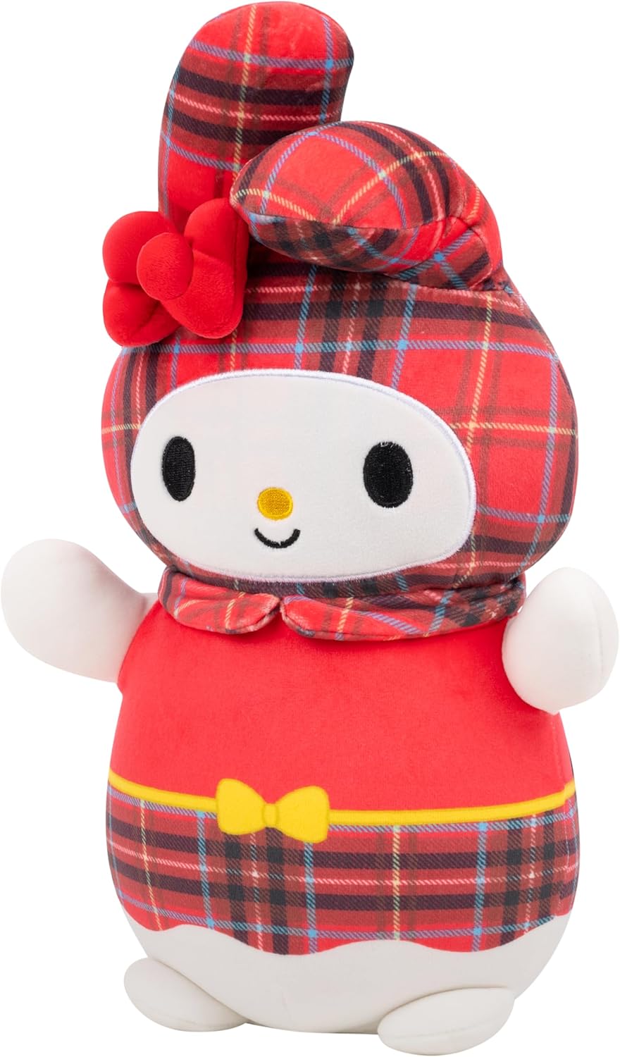 Squishmallows Hello Kitty and Friends Red Plaid My Melody HugMees