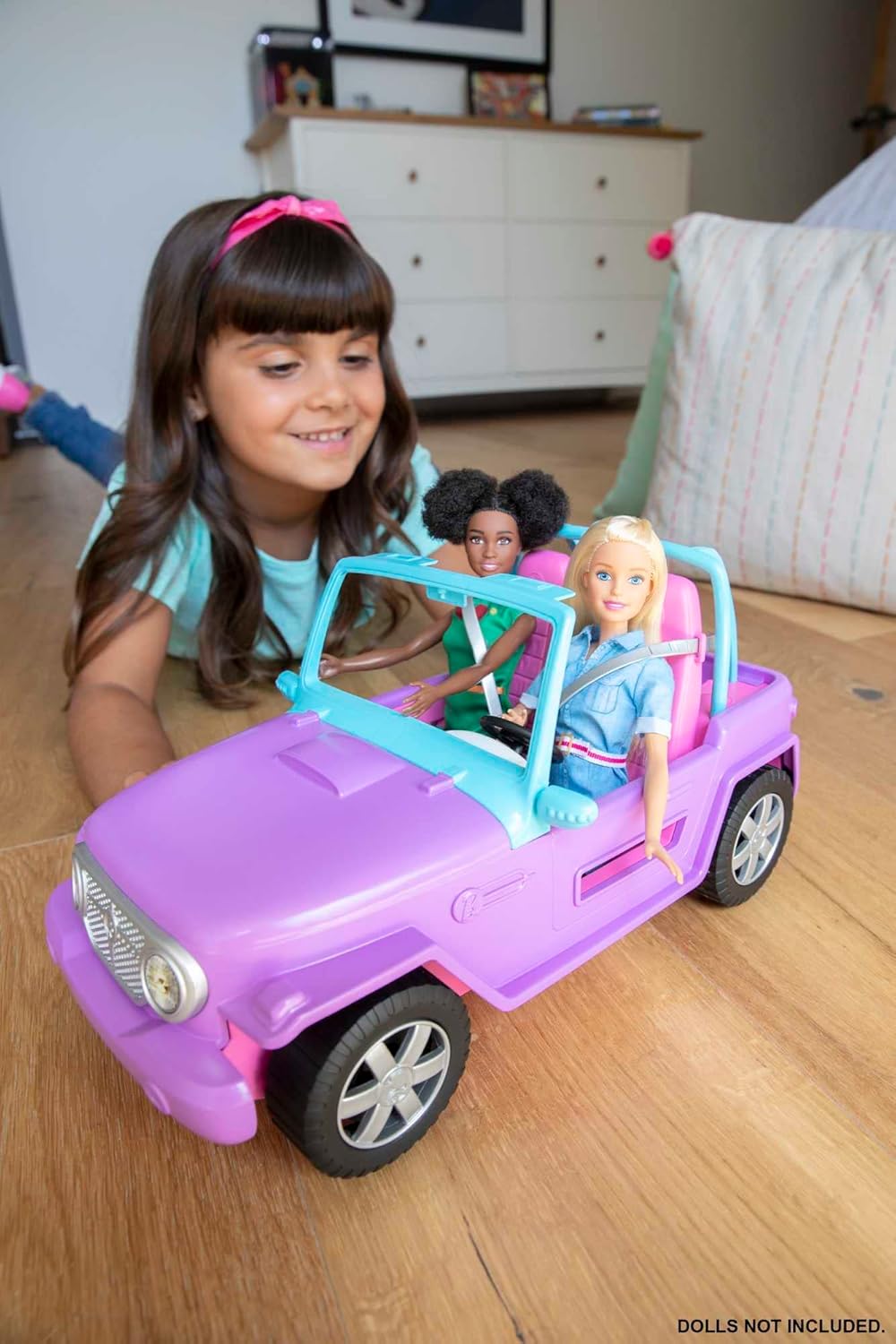 Barbie Off-Road Vehicle | Purple with Pink Seats | Rolling Wheels | Ages 3–7