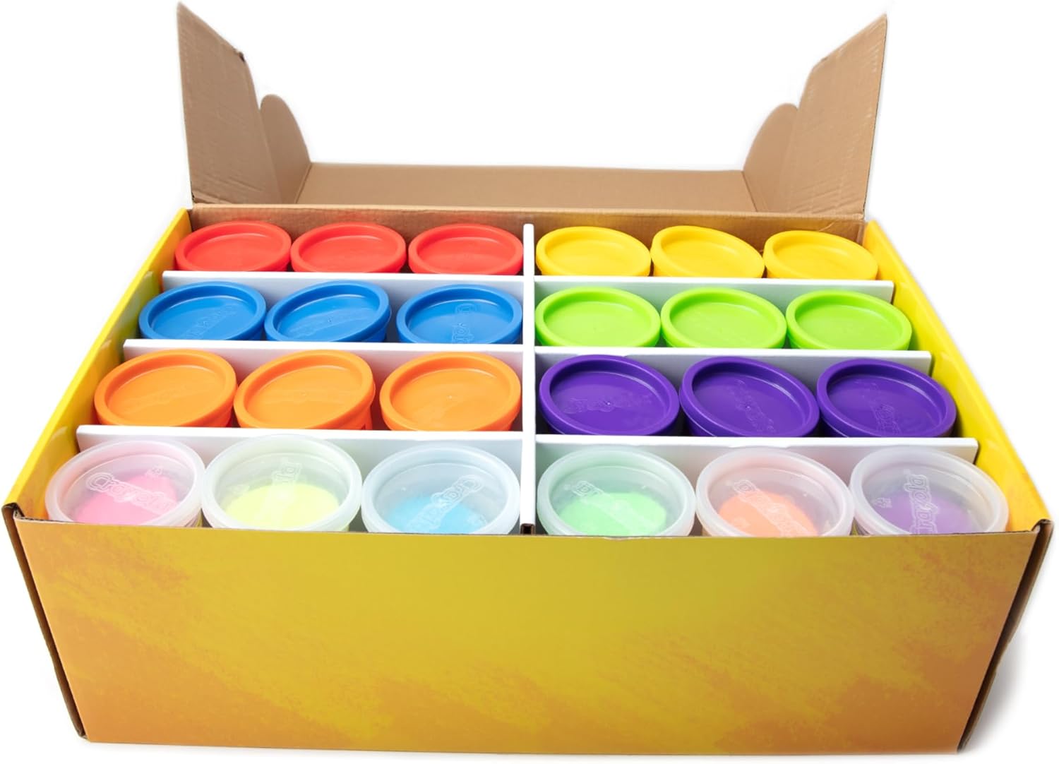 Crayola Silly Scents Play Dough 48-Pack | Scented & Neon Modeling Compound for Kids | Non-Toxic Party Favor Set for Ages 3+