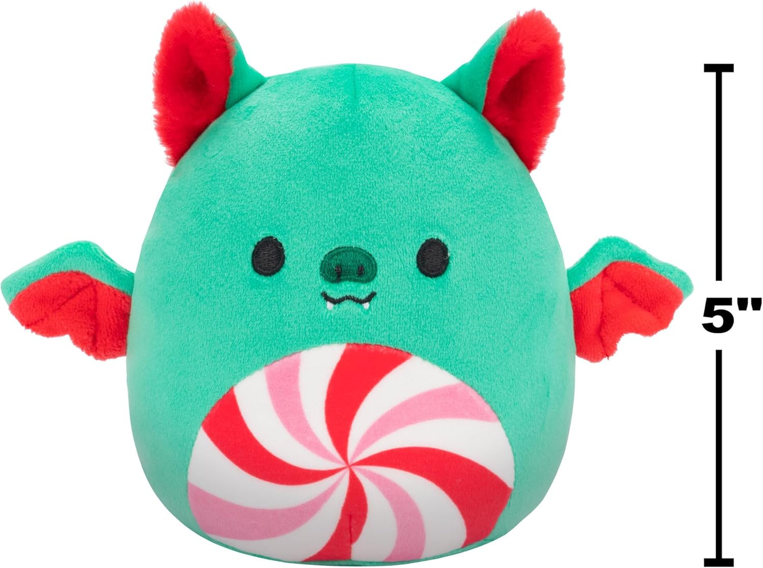 Squishmallows Christmas 4-Pack – Ethel Hot Chocolate, Floyd French Fries, Keiko Blue Christmas Tree, Ricardo Peppermint Bat