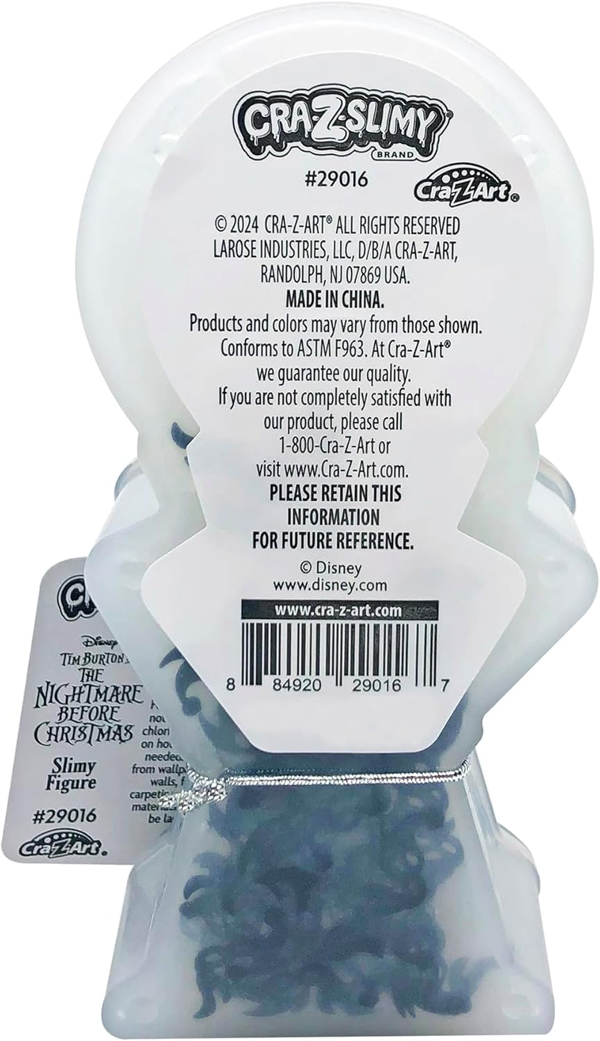 CRA-Z-Slimy The Nightmare Before Christmas Jack Skellington Slime Toy Collectible Disney Slime for Kids Ages 6+