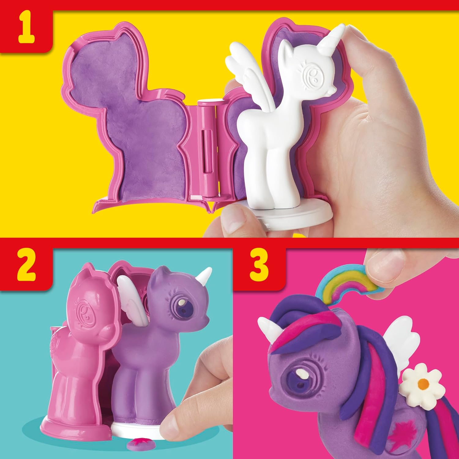 Play-Doh Make & Style Ponies Set | My Little Pony Toys & Figures | Kids Arts & Crafts Playset | Ages 3+