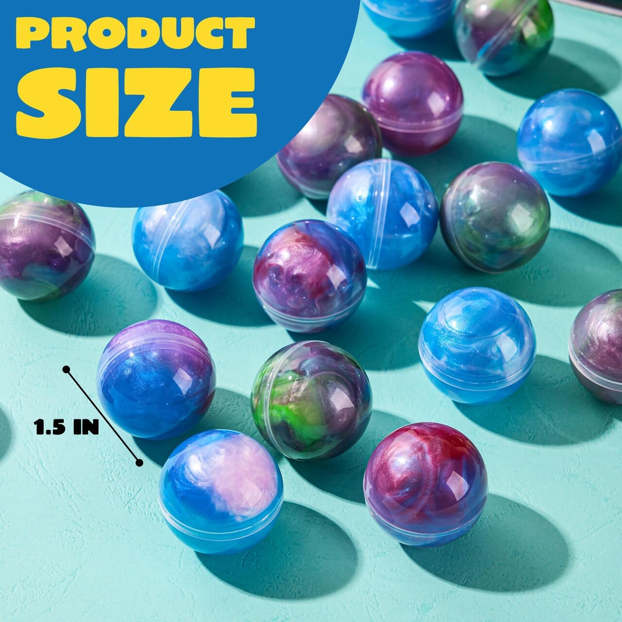 JOYIN Galaxy Slime Party Favors | 24-Pack Stretchy Slime Balls | Non-Sticky, Mess-Free, Safe Sensory Toys for Kids | Perfect Party Supplies & Classroom Rewards