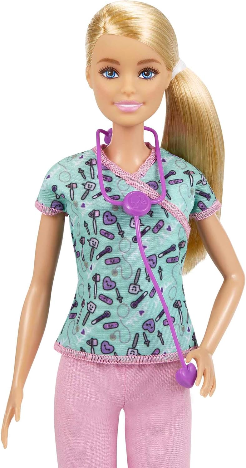 Barbie Nurse Blonde Doll