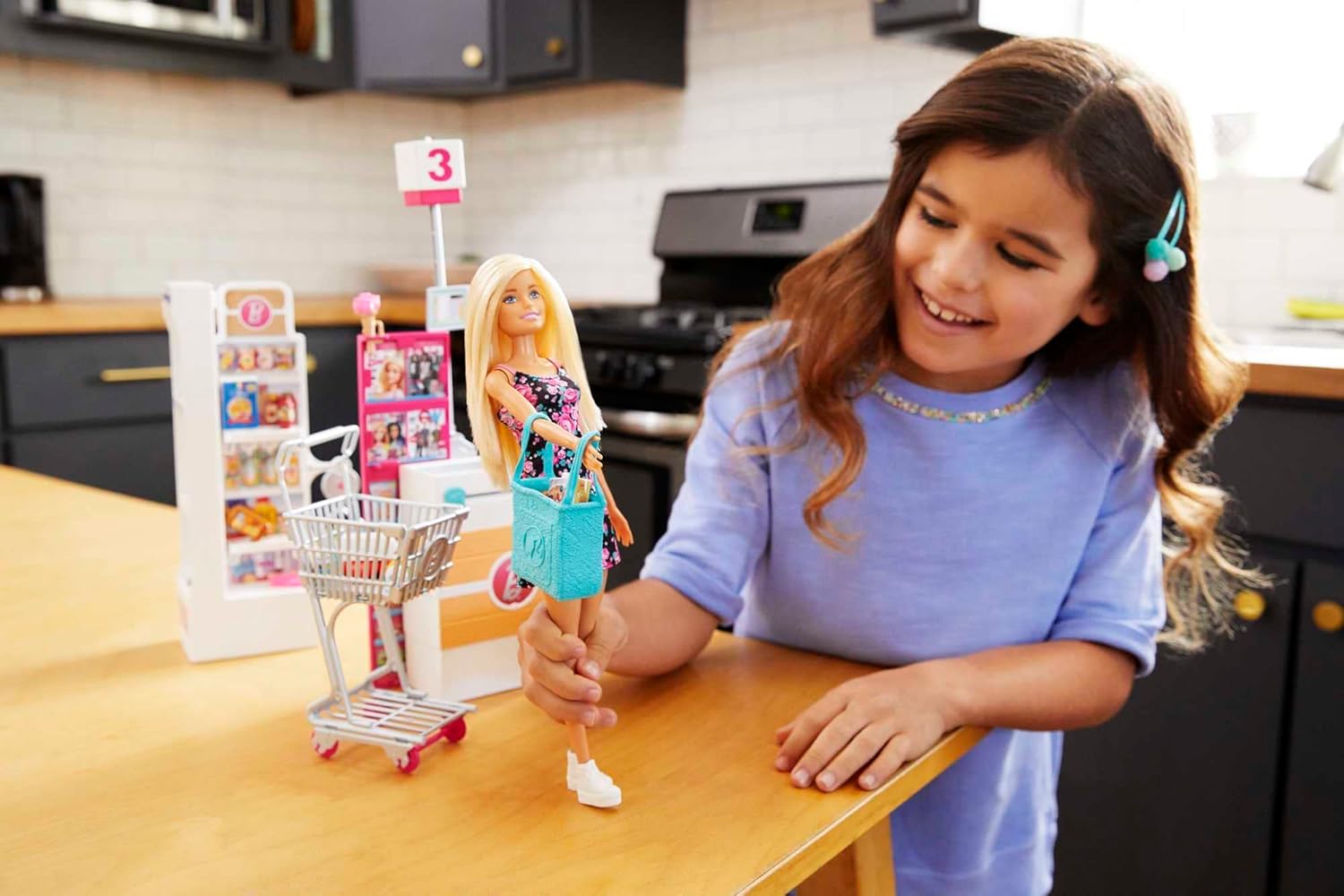 Barbie and her Supermarket Playset