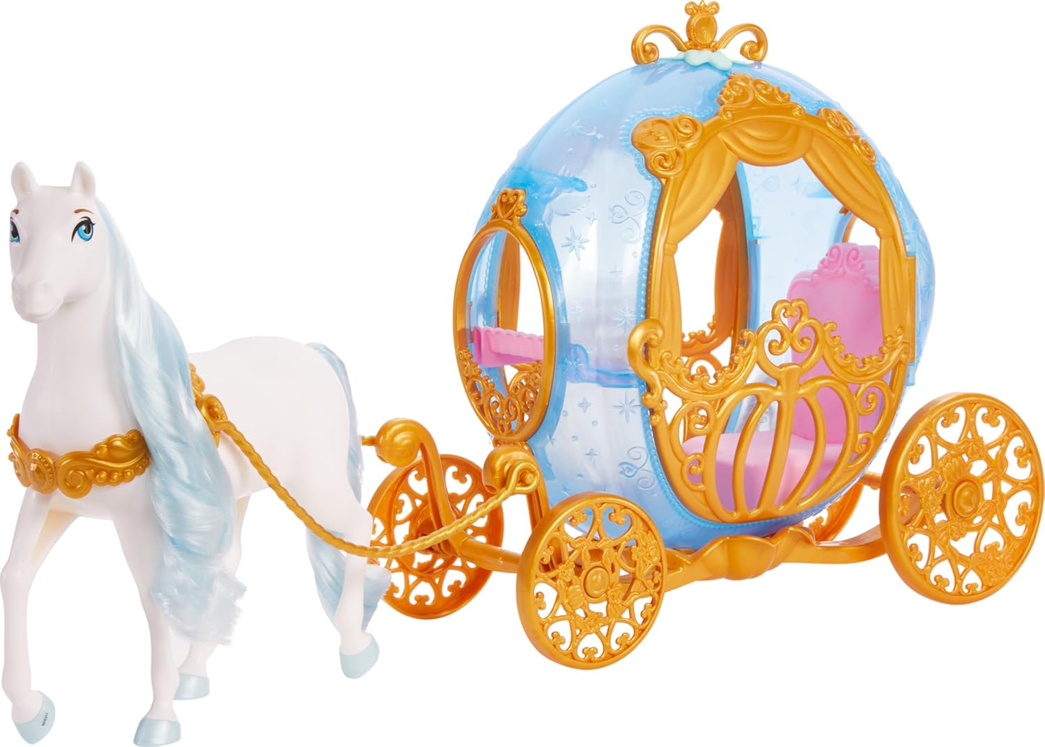 Disney Princess Cinderella Carriage & Horse Set | Inspired by Disney’s Cinderella | Ages 3+