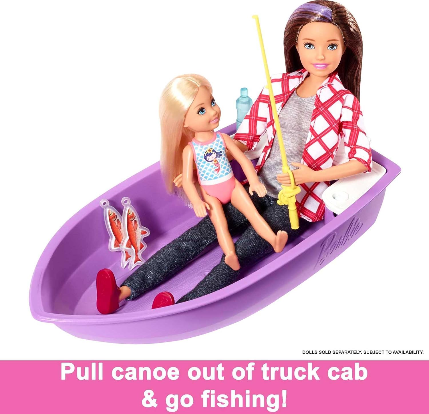 Barbie 3-in-1 DreamCamper + Barbie “It Takes Two” Malibu Camping Playset Bundle | Outdoor Adventure Gift Set | Ages 3+