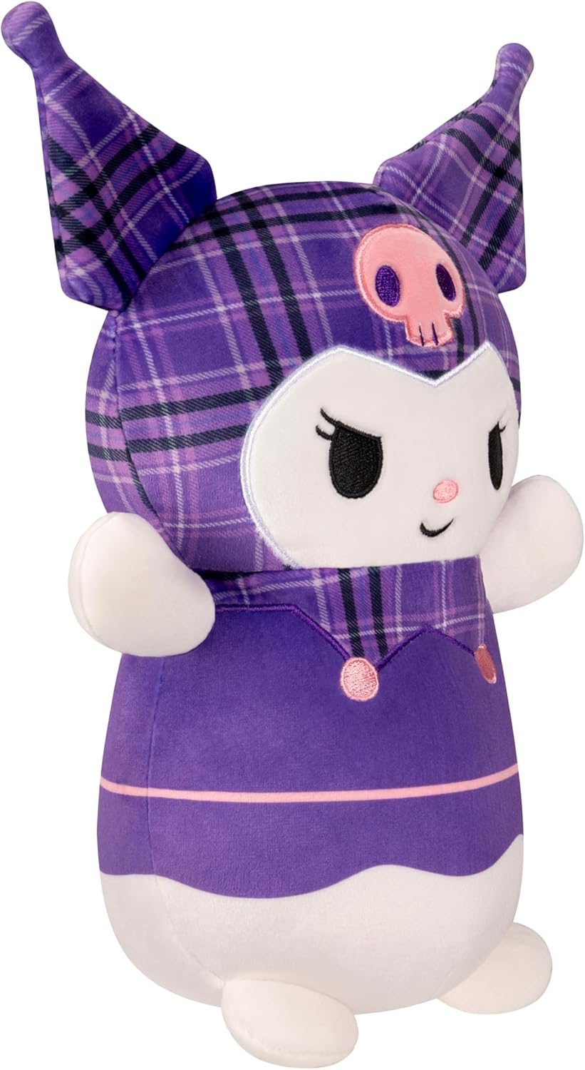 Squishmallows Hello Kitty and Friends Plaid Kuromi HugMees