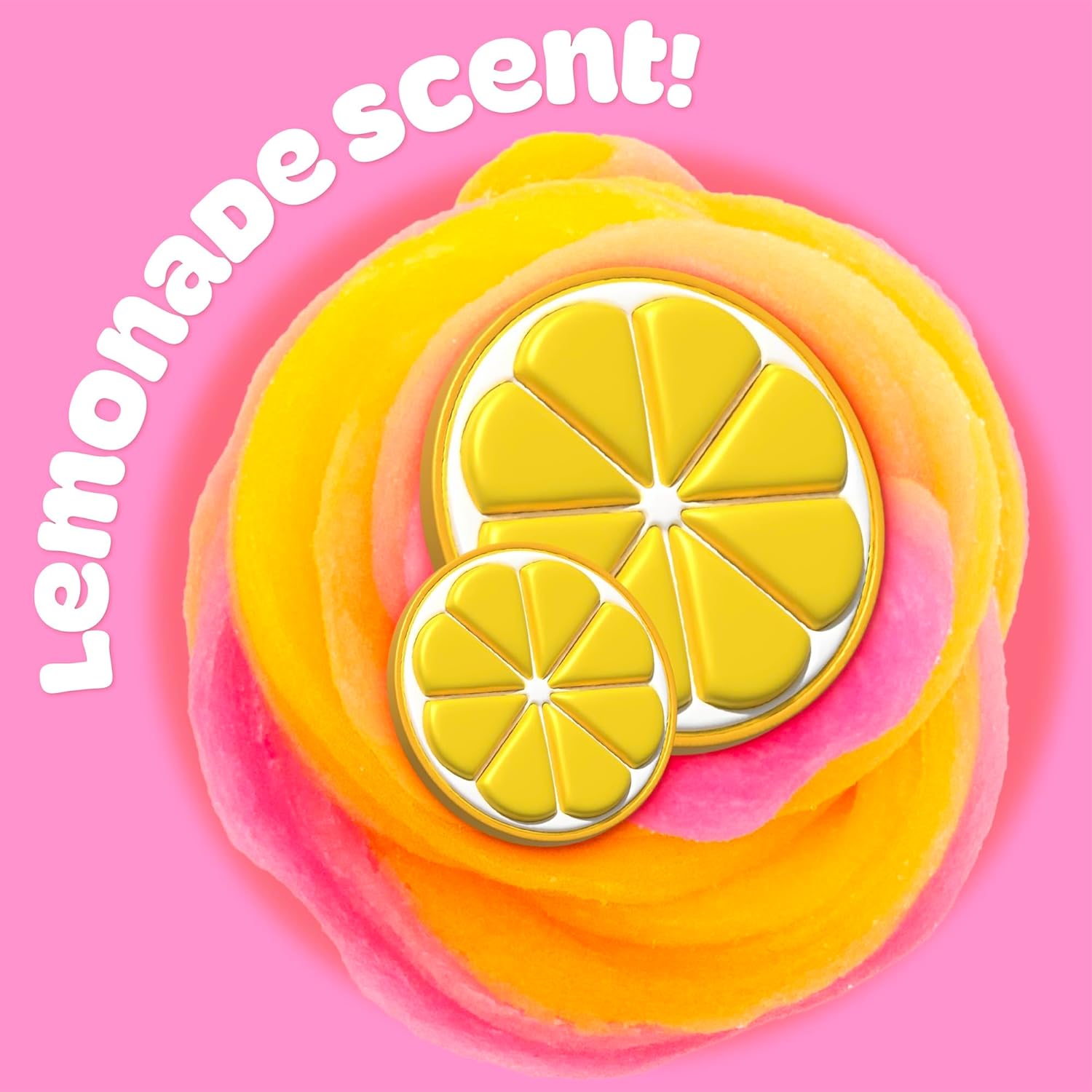 Play-Doh Cloud, Pink & Yellow, Lemonade Scent, Single Can 170g