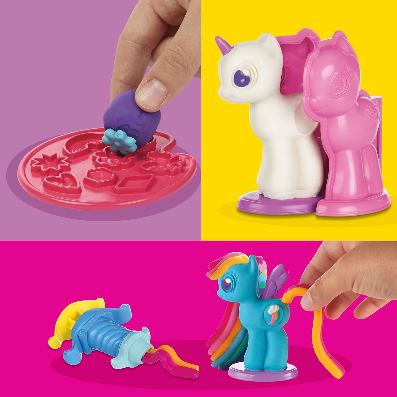 Play-Doh Make & Style Ponies Set | My Little Pony Toys & Figures | Kids Arts & Crafts Playset | Ages 3+