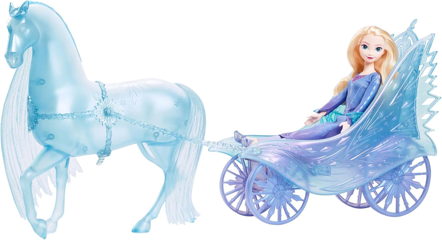 Disney Frozen: Winter Festival Elsa & Nokk Adventure Carriage Set | Inspired by Disney’s Frozen Series | Ages 3+