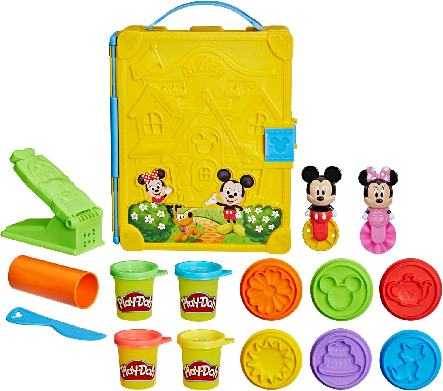 Play-Doh Disney Junior Mickey Mouse Clubhouse Shape a Story Spielset | Kunst- und Bastelset zum Thema Märchenbuch für Kinder ab 2 Jahren