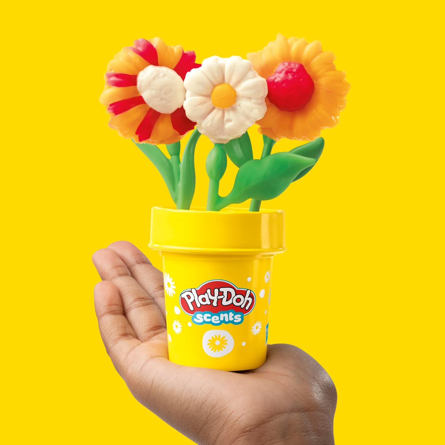 Play-Doh Sunflowers & Daisies Flower Toy | Floral Scented Modeling Compound | Kids Arts & Crafts Kit for Ages 3+