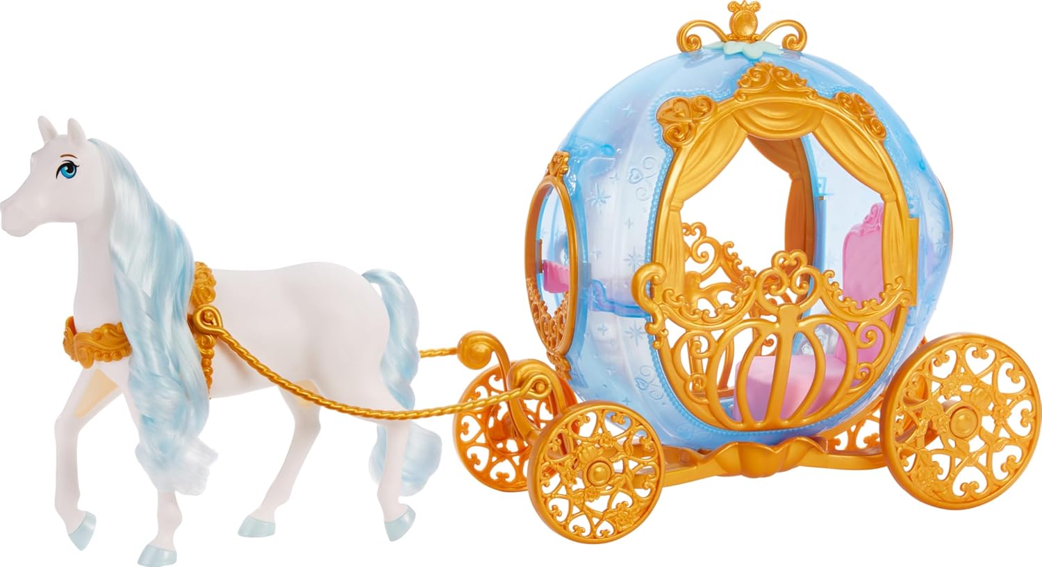 Disney Princess Cinderella Carriage & Horse Set | Inspired by Disney’s Cinderella | Ages 3+