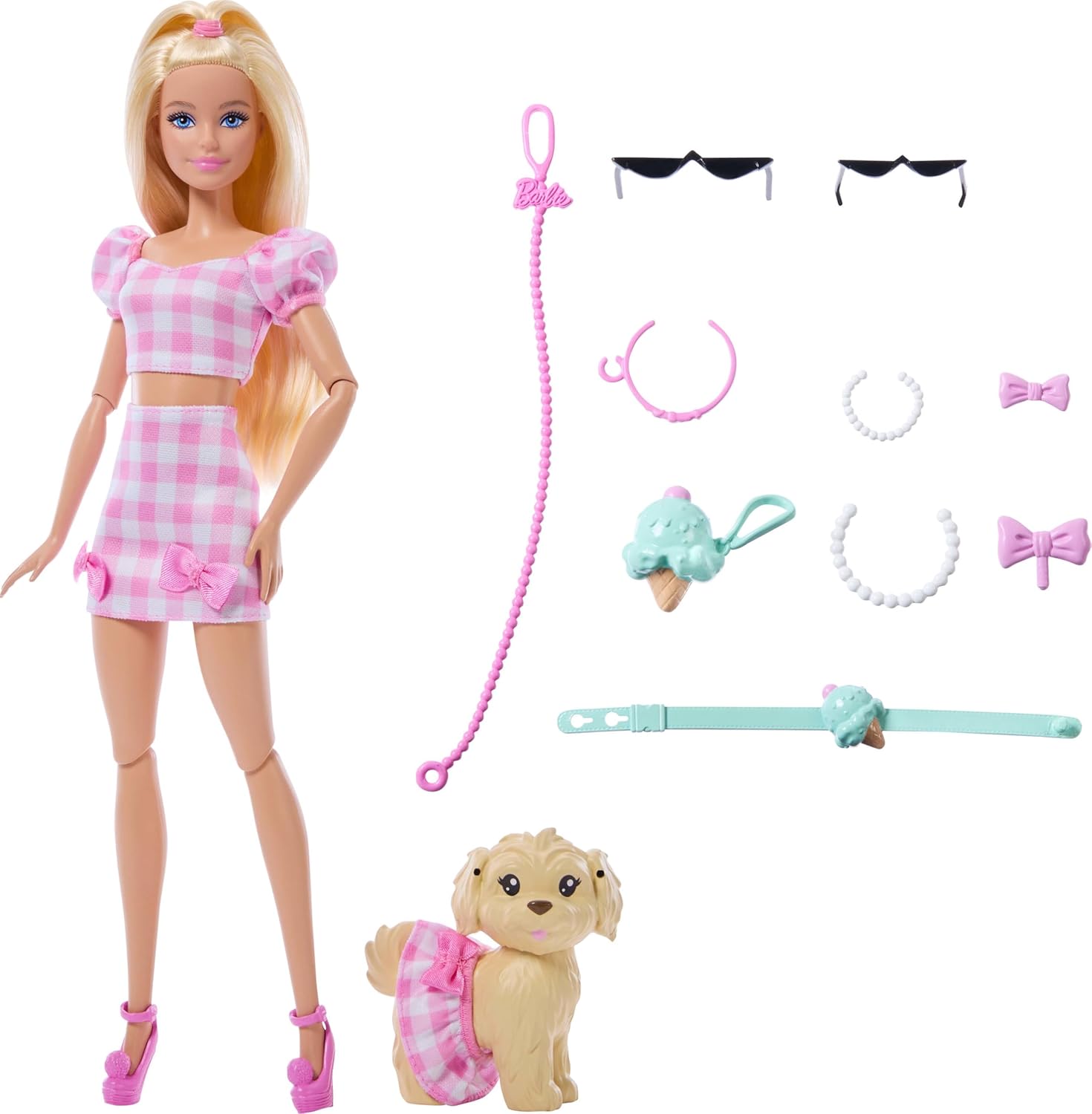 Barbie Twinning Looks Doll with Pet Dog set