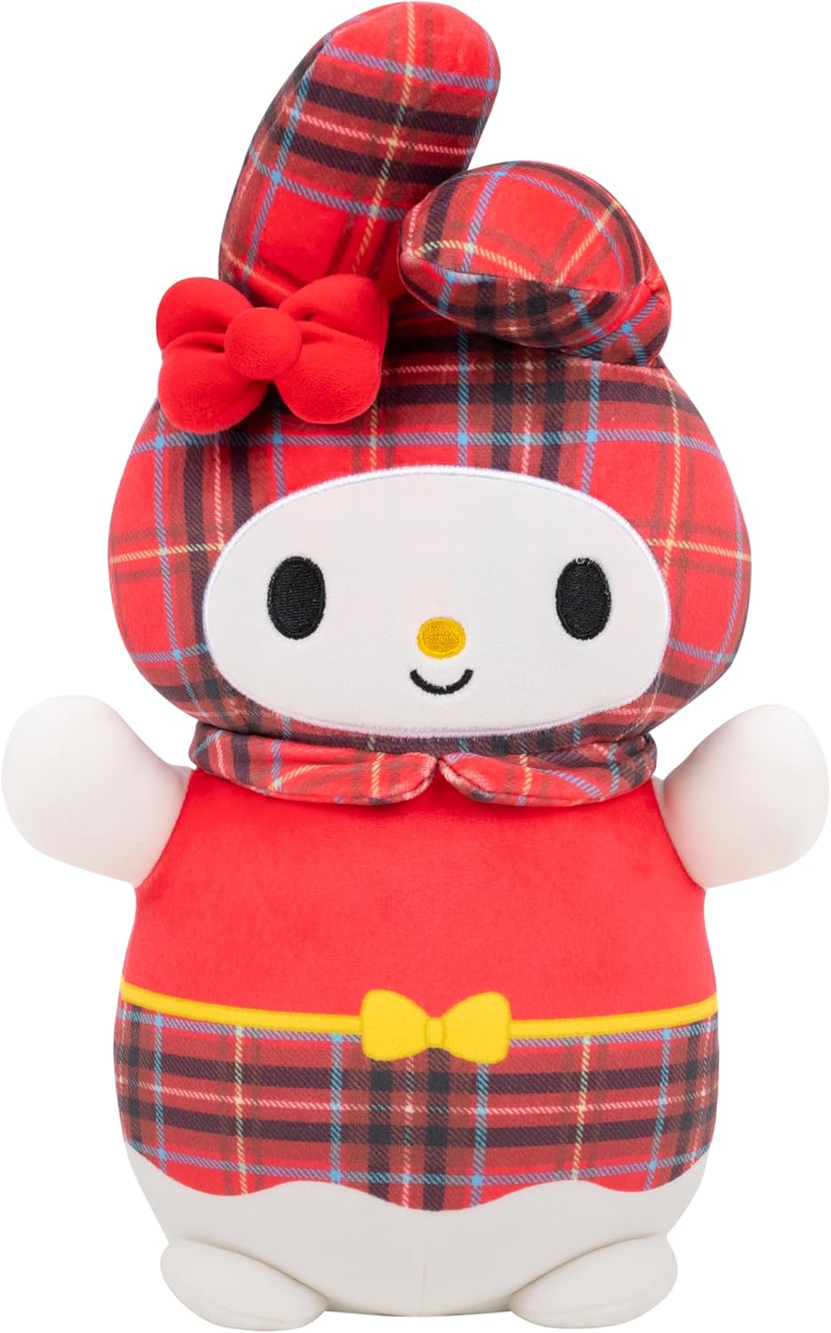 Squishmallows Hello Kitty and Friends Red Plaid My Melody HugMees