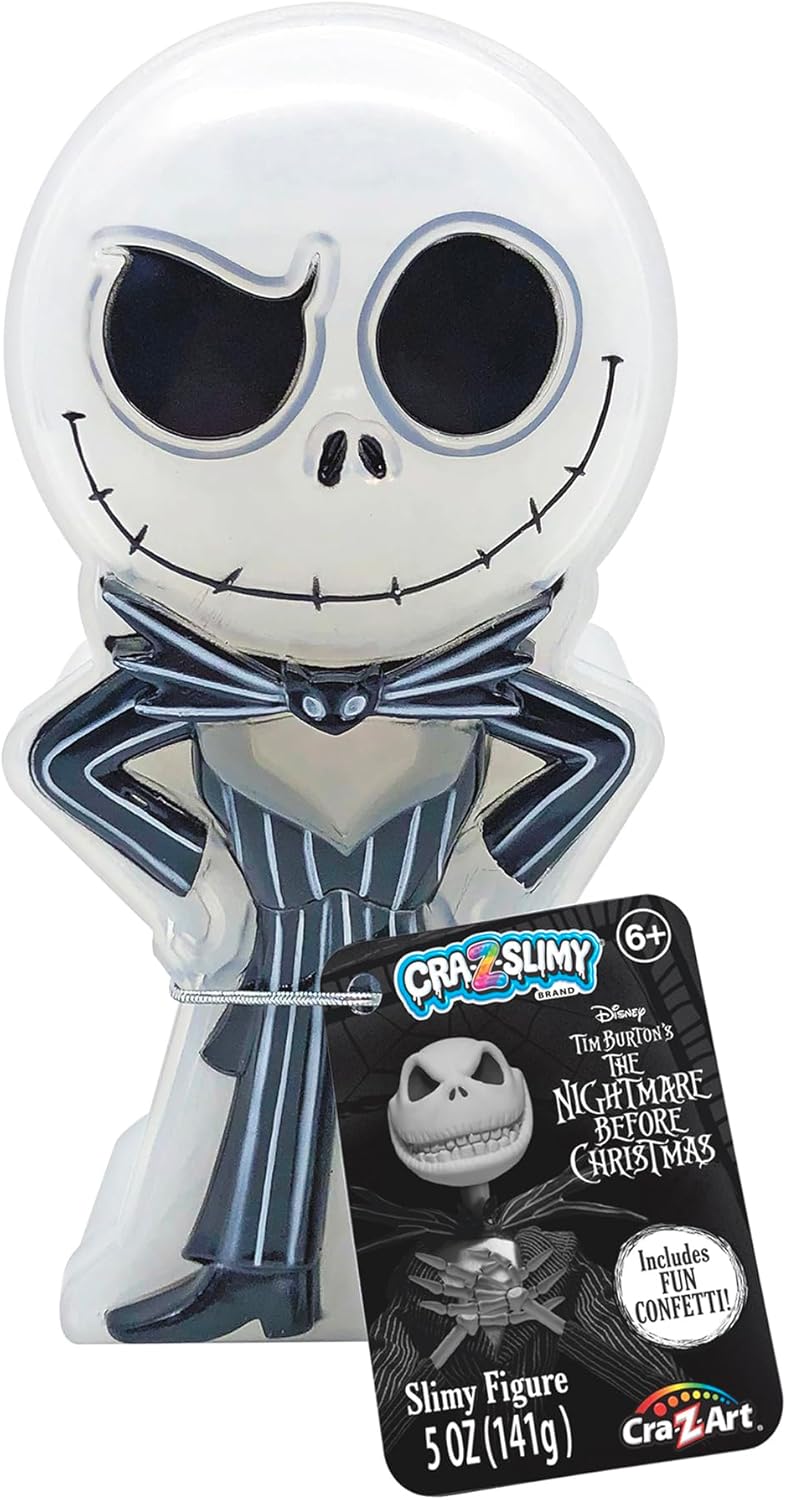 CRA-Z-Slimy The Nightmare Before Christmas Jack Skellington Slime Toy Collectible Disney Slime for Kids Ages 6+