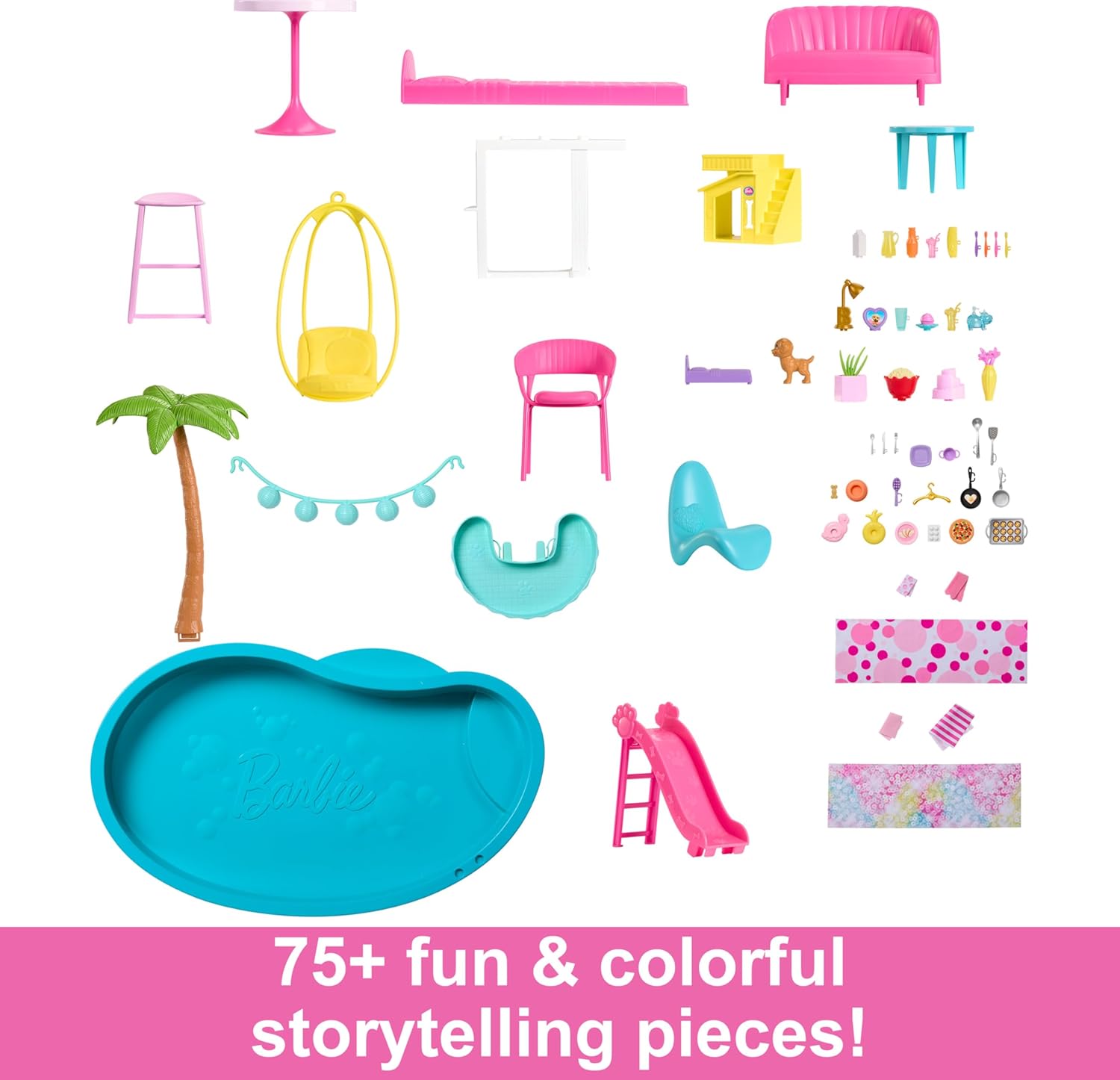 Barbie Dreamhouse XL – Pool Party Dollhouse with 75+ Accessories