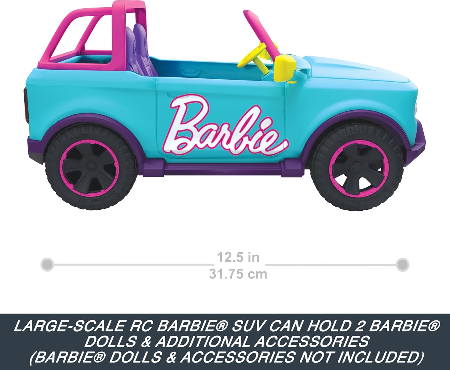 Hot Wheels Barbie RC SUV | Remote-Control Pink Vehicle for Barbie Dolls | Ages 3+