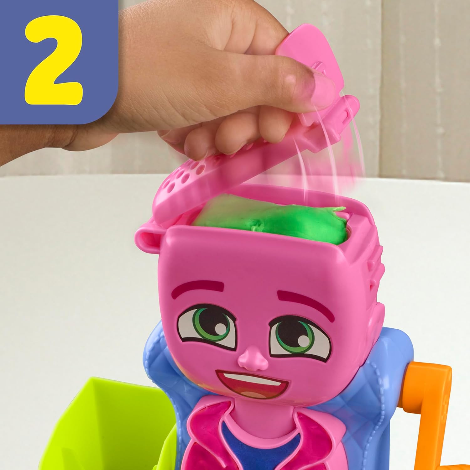 Play-Doh Friseursalon-Spielset | Erstellen Sie verrückte Frisuren mit 6 Play-Doh-Farben | Rollenspiel-Spielzeug für Kinder ab 3 Jahren