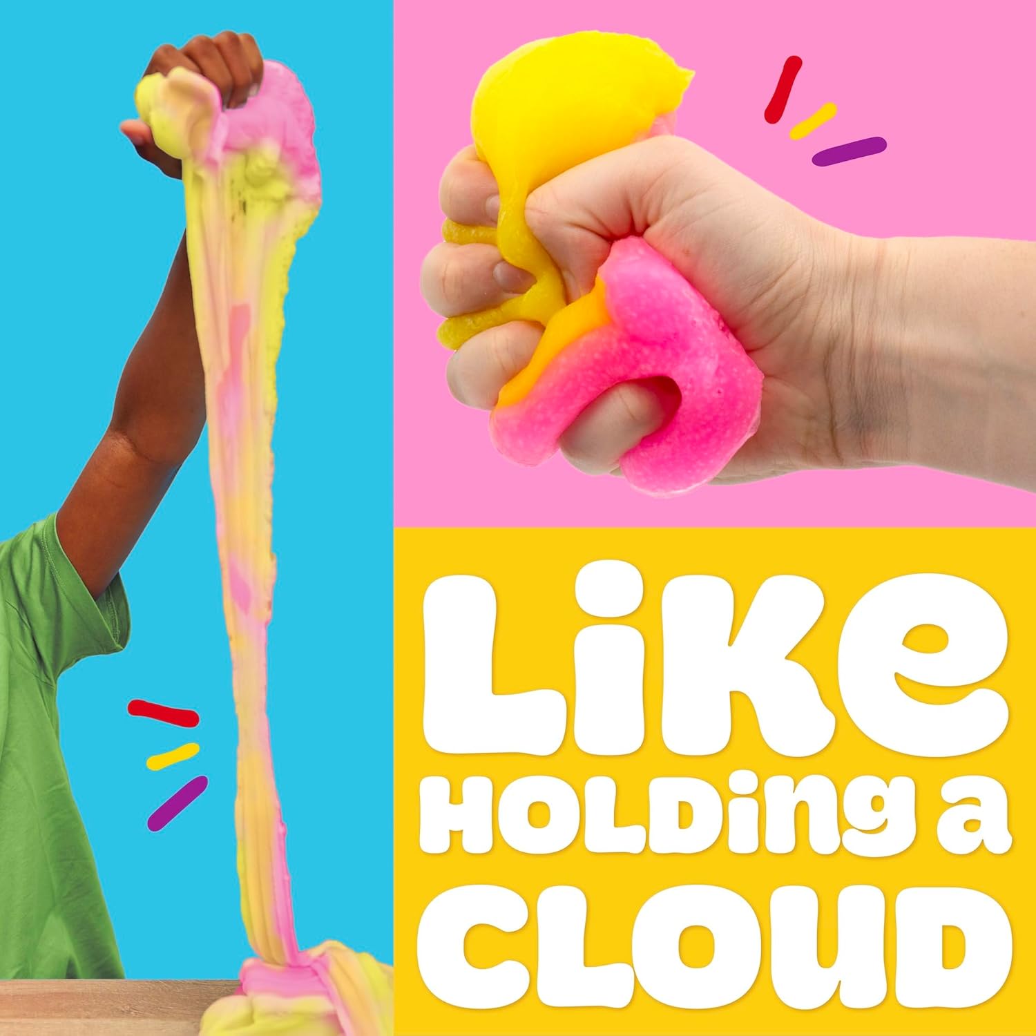 Play-Doh Cloud, Pink & Yellow, Lemonade Scent, Single Can 170g