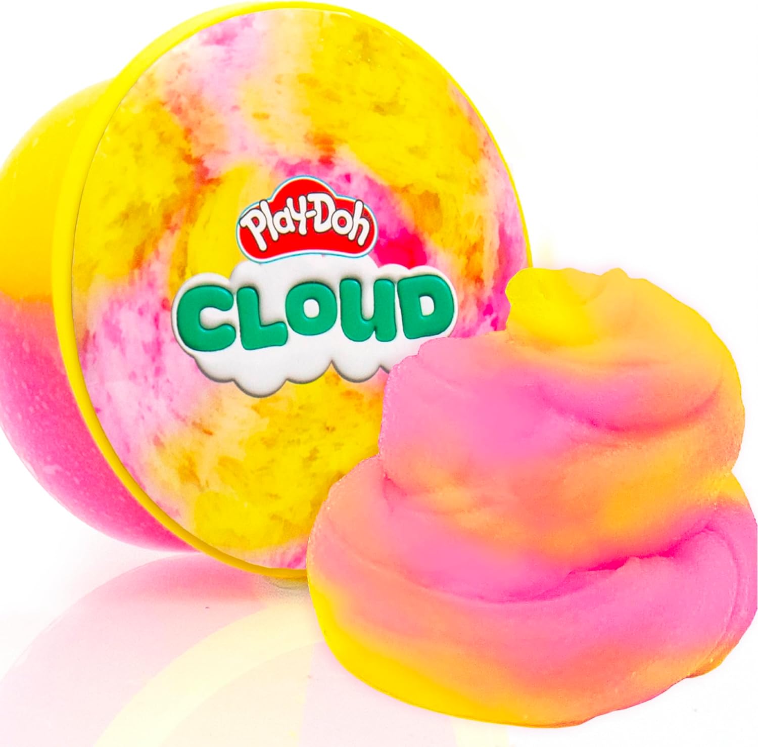 Play-Doh Cloud, Pink & Yellow, Lemonade Scent, Single Can 170g