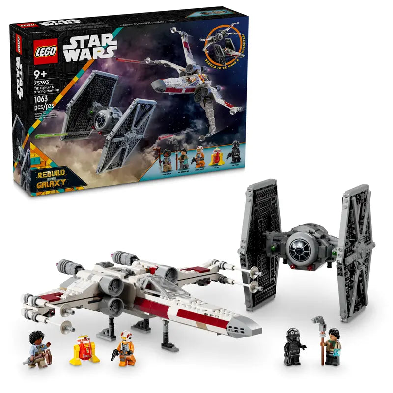 LEGO Star Wars TIE & X-wing Starfighter Building Set (75393)