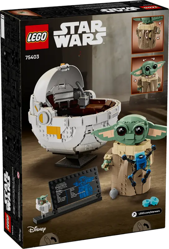 LEGO Star Wars Grogu in Hovering Pram (75403)