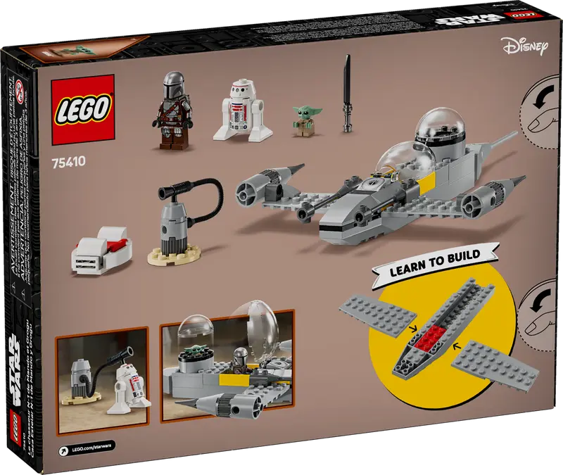 LEGO Star Wars Mando, Grogu & N-1 Starfighter