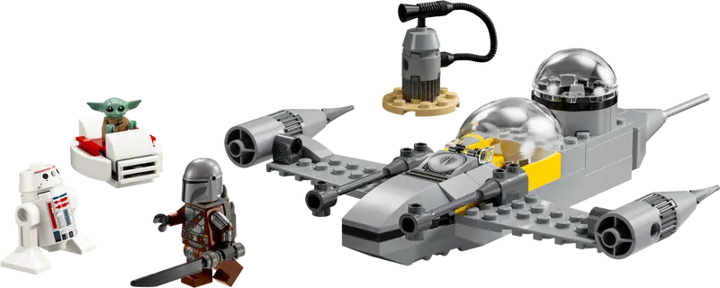 LEGO Star Wars Mando, Grogu & N-1 Starfighter