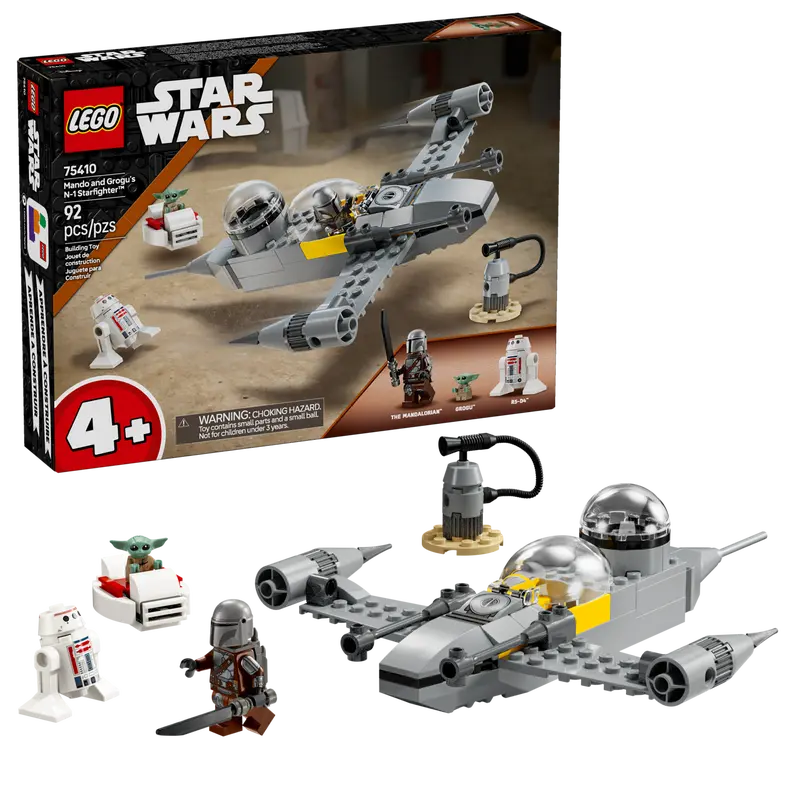 LEGO Star Wars Mando, Grogu & N-1 Starfighter