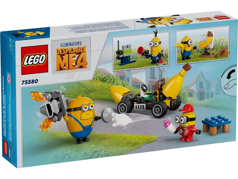 LEGO Despicable Me 4 Minions and Banana Car (75580)