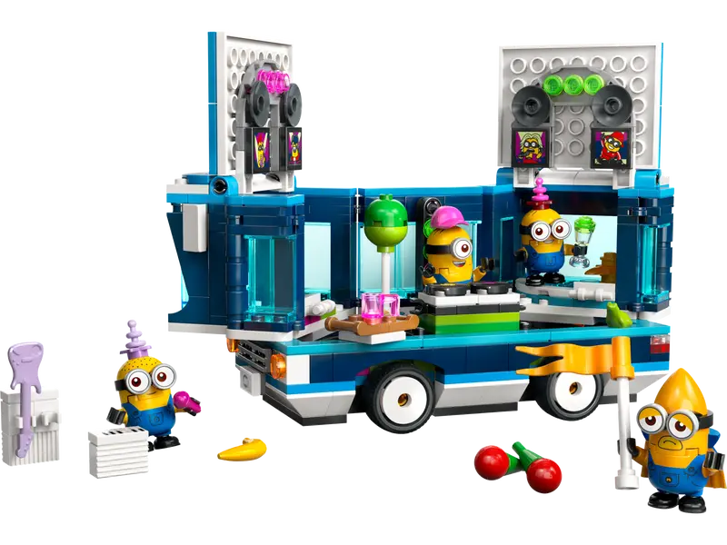 LEGO Despicable Me 4 Minions and Their Music Party Bus (75581)