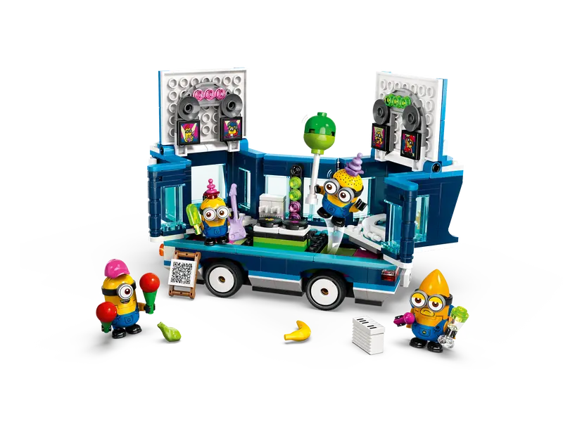 LEGO Despicable Me 4 Minions and Their Music Party Bus (75581)