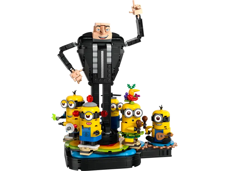 LEGO Despicable Me 4 Gru and Minions Buildable Figures (75582)