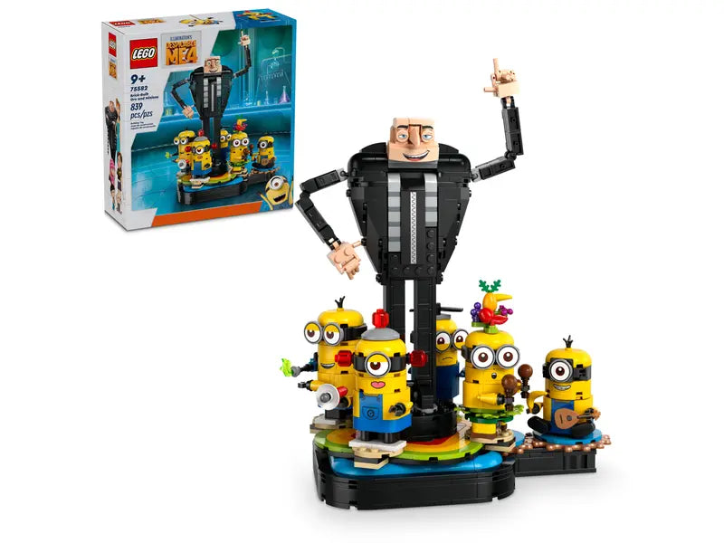LEGO Despicable Me 4 Gru and Minions Buildable Figures (75582)